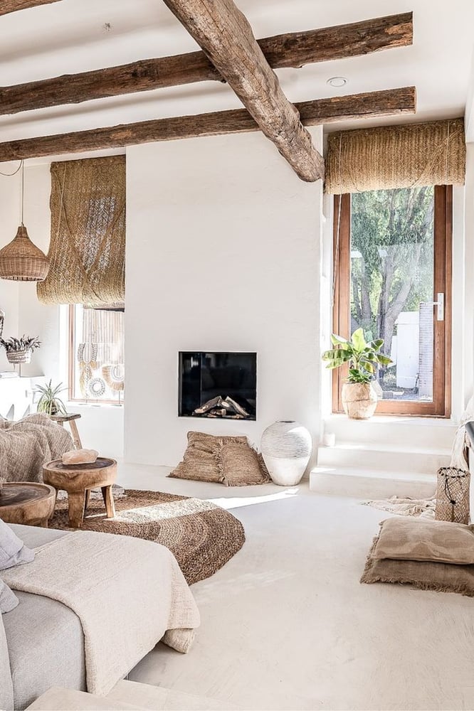 boho-woonkamer-bamboe rolgordijn