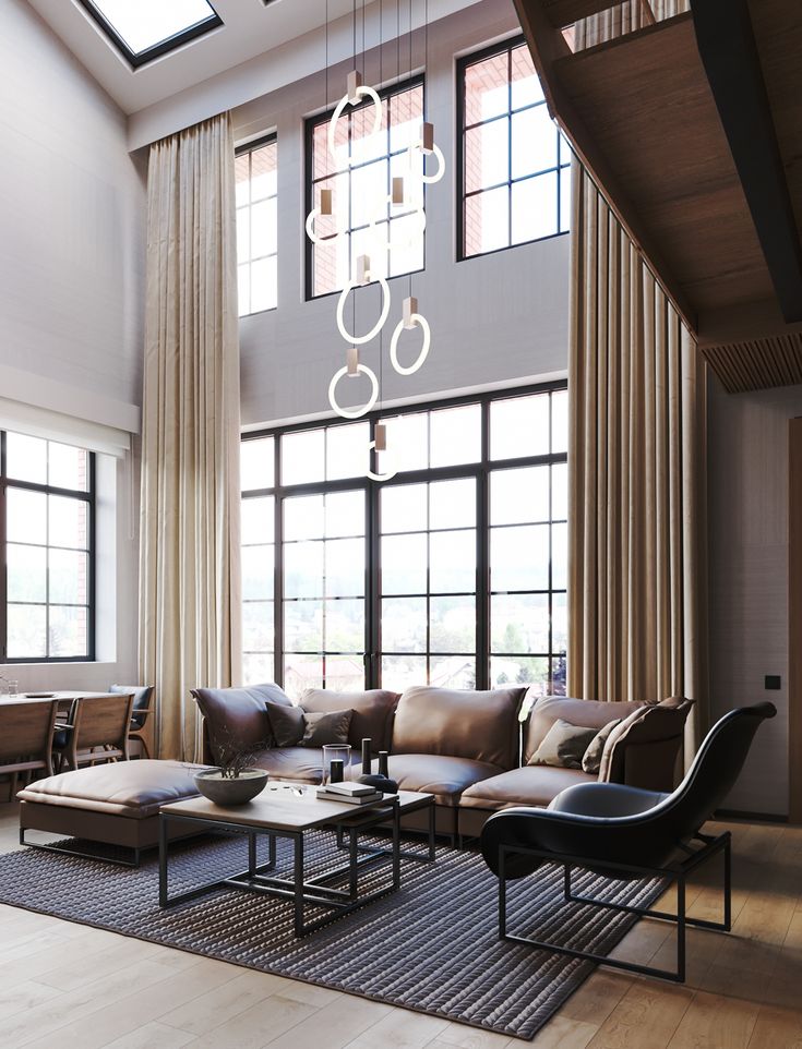 industrial-woonkamer-gordijnen